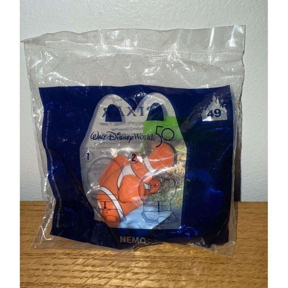 NEMO #49 McDonalds Walt Disney 50th Anniversary Happy Meal Toy NEW